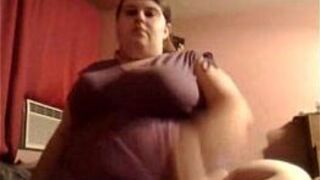Sexy Curvy BBW babe plays with herself porn video